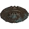Ekena Millwork Southampton Ceiling Medallion, Hand-Painted Bronze Blue Patina, 16 1/2"OD x 2 3/8"P CM16SOBBS - alternate 2